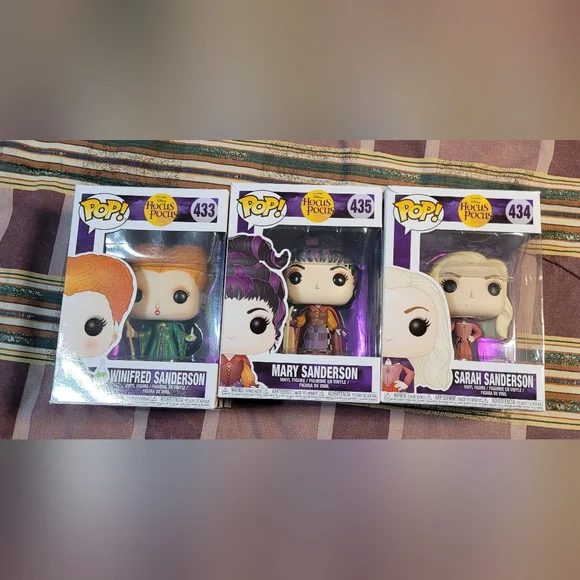 🎁Funko Pop! Hocus Pocus Sanderson Sisters Set NRFB - Picture 2 of 15